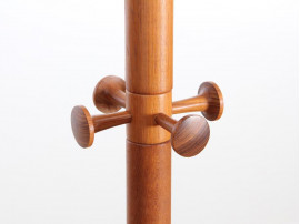 Danish Modern Teak Coat Stand Designed by Aksel Kjersgaard