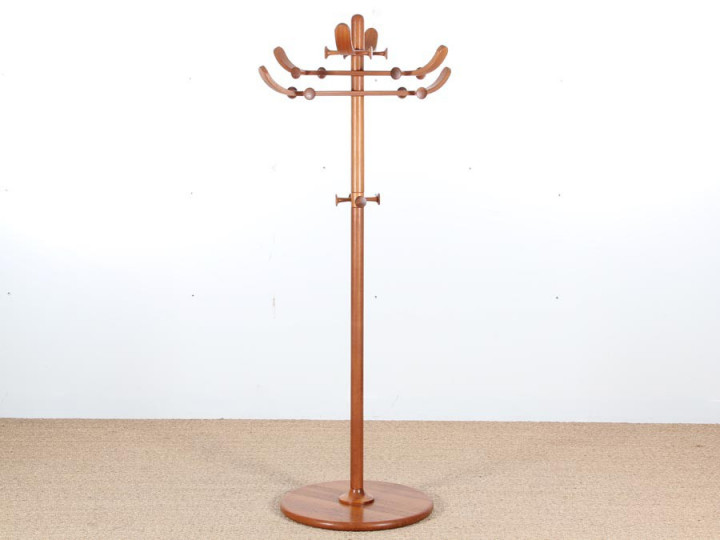 Danish Modern Teak Coat Stand Designed by Aksel Kjersgaard