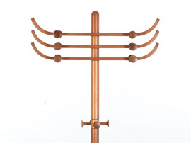 Danish Modern Teak Coat Stand Designed by Aksel Kjersgaard