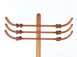 Danish Modern Teak Coat Stand Designed by Aksel Kjersgaard