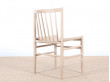 Mid-Century Modern danish set of 4 chairs in oak model 80 by Jørgen Bækmark. New realese