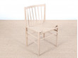 Mid-Century Modern danish set of 4 chairs in oak model 80 by Jørgen Bækmark. New realese