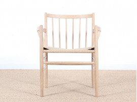 Mid-Century Modern danish armchair in oak model 81 by Jørgen Bækmark. New realese