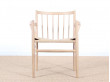 Mid-Century Modern danish armchair in oak model 81 by Jørgen Bækmark. New realese