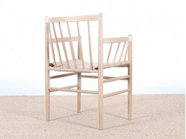 Mid-Century Modern danish armchair in oak model 81 by Jørgen Bækmark. New realese