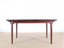 Mid-Century  modern large  dining table by Oman Junior in Rio rosewood.