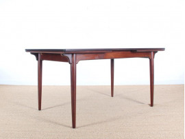 Mid-Century  modern large  dining table by Oman Junior in Rio rosewood.