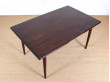 Mid-Century  modern large  dining table by Oman Junior in Rio rosewood.