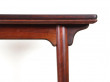 Mid-Century  modern large  dining table by Oman Junior in Rio rosewood.