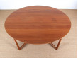 Mid-Century  modern teak  folding dining table by Hvidt and Mølgaard Nielsen model 20/59