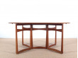 Mid-Century  modern teak  folding dining table by Hvidt and Mølgaard Nielsen model 20/59