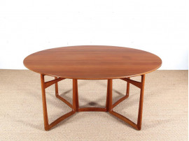 Mid-Century  modern teak  folding dining table by Hvidt and Mølgaard Nielsen model 20/59