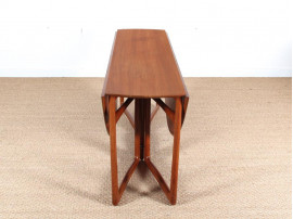 Mid-Century  modern teak  folding dining table by Hvidt and Mølgaard Nielsen model 20/59