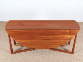 Mid-Century  modern teak  folding dining table by Hvidt and Mølgaard Nielsen model 20/59