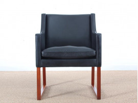 Mid century modern pair of armchair Model 3246 by Børge Mogensen for Fredericia Stolefabrik