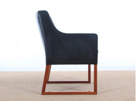 Mid century modern pair of armchair Model 3246 by Børge Mogensen for Fredericia Stolefabrik