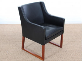 Mid century modern pair of armchair Model 3246 by Børge Mogensen for Fredericia Stolefabrik