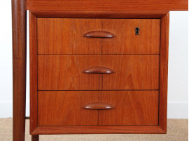 Mid-Century  modern  writting desk in teak