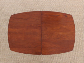 Mid-Century danish solid teak pair of side tables