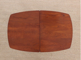 Mid-Century danish solid teak pair of side tables