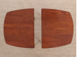 Mid-Century danish solid teak pair of side tables