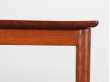 Mid-Century danish solid teak pair of side tables