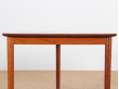 Mid-Century danish solid teak pair of side tables