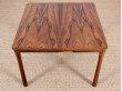 Table basse scandinave carrée en palissandre de Rio modèle Colorado