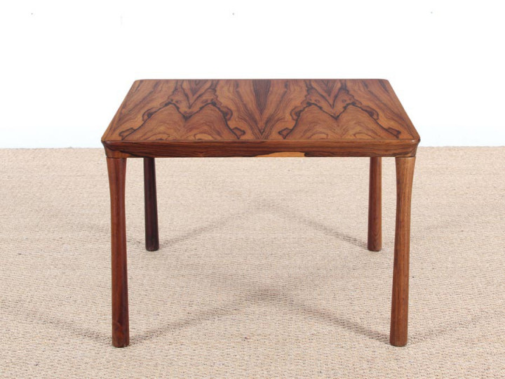 Mid-Century  modern  coffee table in Rio rosewood model Colorado by Folke Ohlsson.