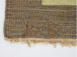 Swedish Rolakan carpet hand woven wool. 240 x 180 cm.