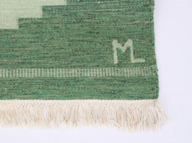 Swedish Rolakan carpet hand woven wool. 220 x 170 cm.
