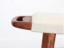 Danish modern stool with handles. New release - 9 colors