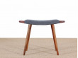 Danish modern stool with handles. New release - 9 colors