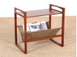 Scandinavian magazine rack in rosewood