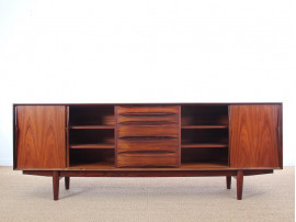 Mid century modern Scandinavian sideboard in Rio rosewood