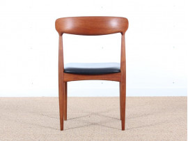 Mid century modern set of 4 Scandinavian teak chairs