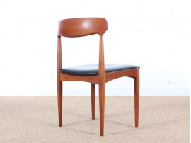 Mid century modern set of 4 Scandinavian teak chairs