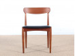 Mid century modern set of 4 Scandinavian teak chairs