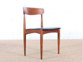 Mid century modern set of 4 Scandinavian teak chairs