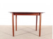 Danish mid-century modern dining table in solid teak  model 311