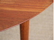 Danish mid-century modern dining table in solid teak 