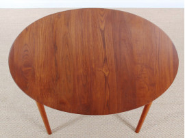 Danish mid-century modern dining table in solid teak  model 311