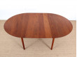 Danish mid-century modern dining table in solid teak  model 311