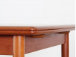 Mid-Century Modern scandinavian dining table in teak, seat 4-8