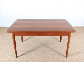 Mid-Century Modern scandinavian dining table in teak, seat 4-8