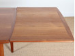 Mid-Century Modern scandinavian dining table in teak, seat 4-8