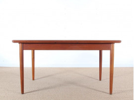 Mid-Century Modern scandinavian dining table in teak, seat 4-8