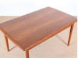 Mid-Century Modern scandinavian dining table in teak, seat 4-8