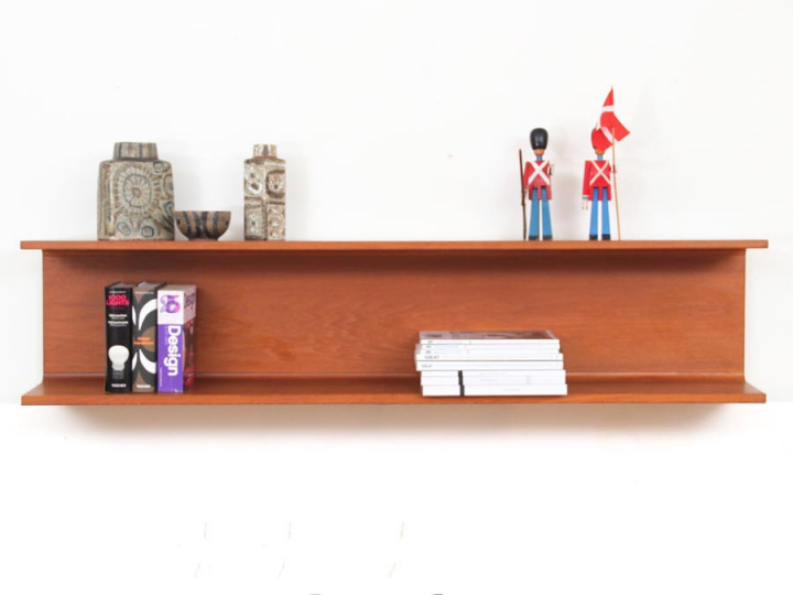 Mid-Century  modern wall shelve in teak by Pedersen and Hansen