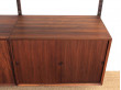 Mid-Century  modern Scandinavian wall system Cado in Rio rosewood